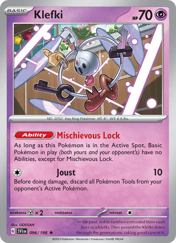 Carta Klefki 096/198 de Scarlet & Violet