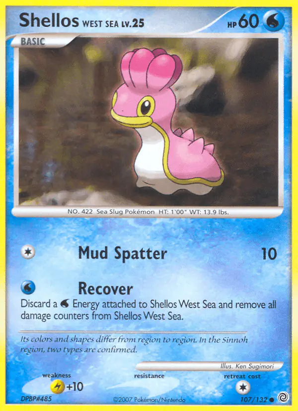 Carta Shellos West Sea 107/132 de Secret Wonders