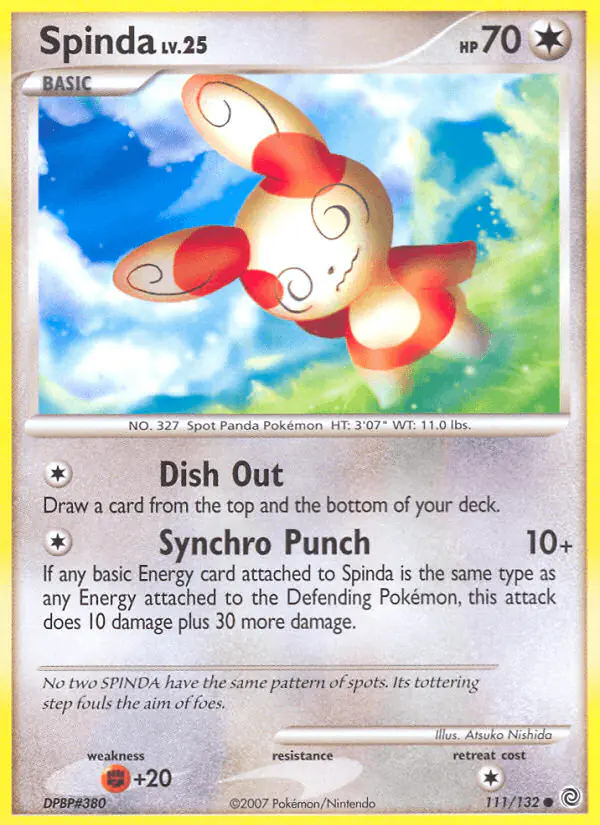 Carta Spinda 111/132 de Secret Wonders