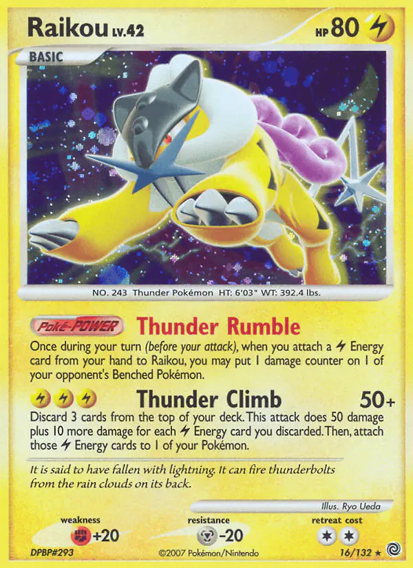 Carta Raikou 16/132 de Secret Wonders