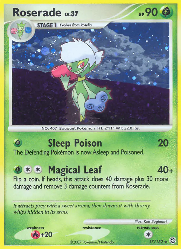 Carta Roserade 17/132 de Secret Wonders
