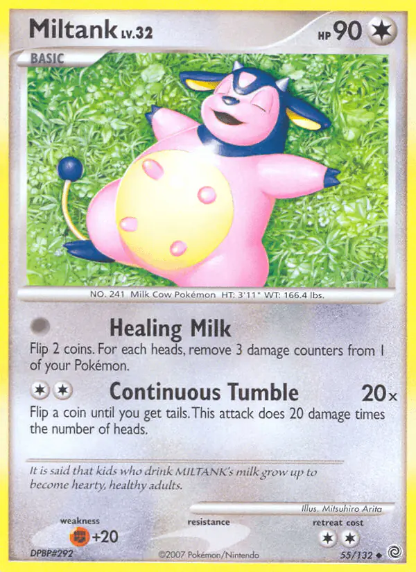 Carta Miltank 55/132 de Secret Wonders