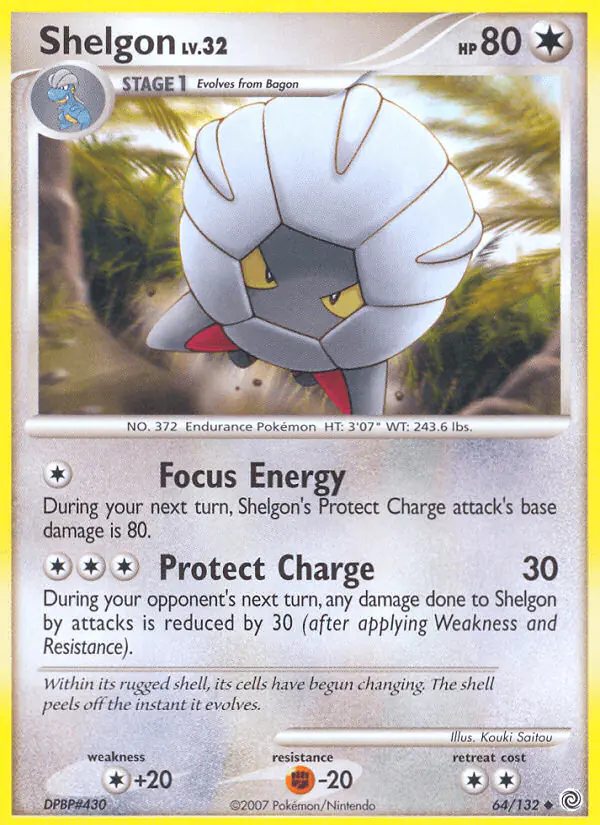 Carta Shelgon 64/132 de Secret Wonders