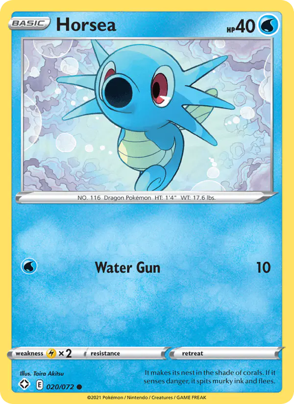 Carta Horsea 020/072 de Shining Fates