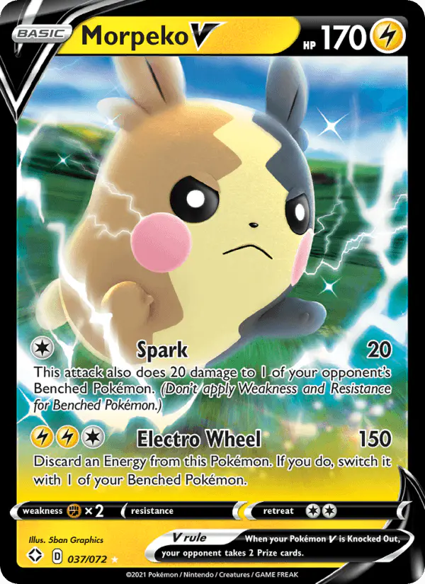Carta Morpeko V 037/072 de Shining Fates
