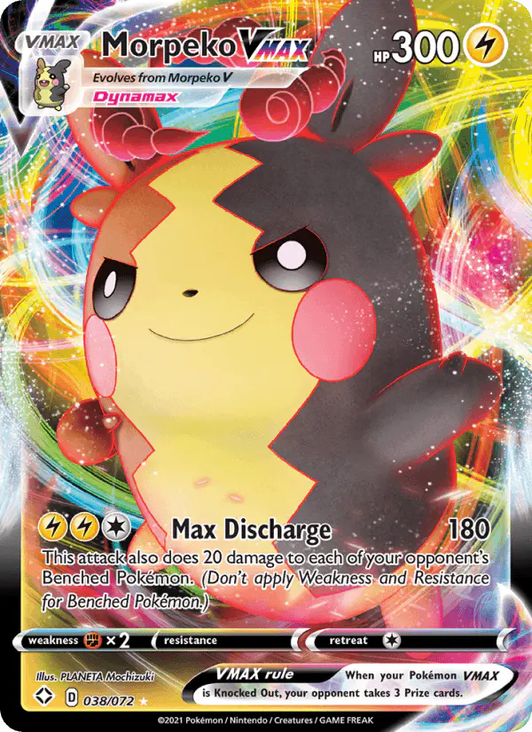 Carta Morpeko VMAX 038/072 de Shining Fates