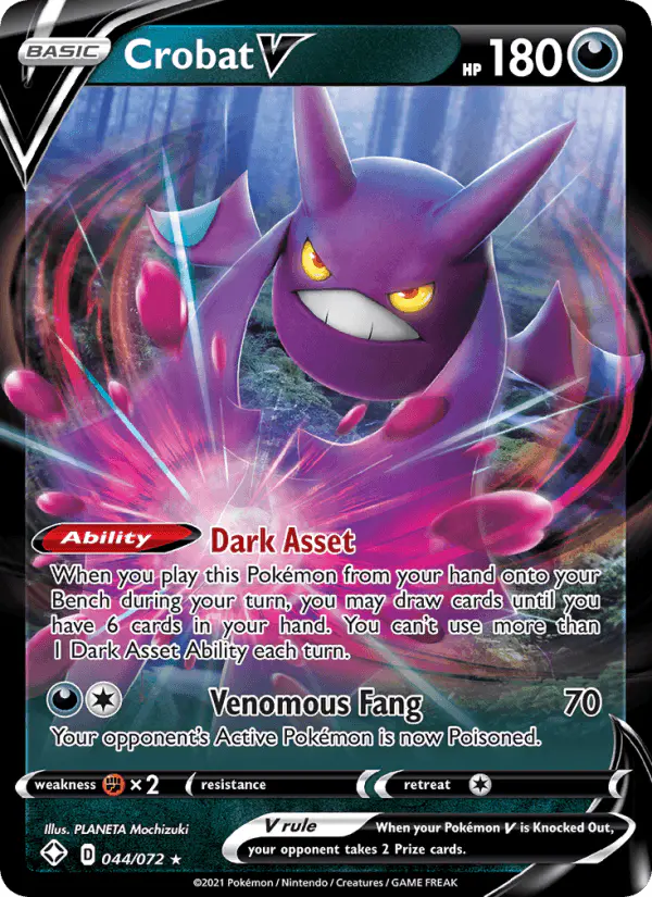 Carta Crobat V 044/072 de Shining Fates