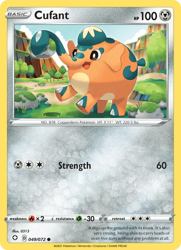 Carta Cufant 049/072 de Shining Fates