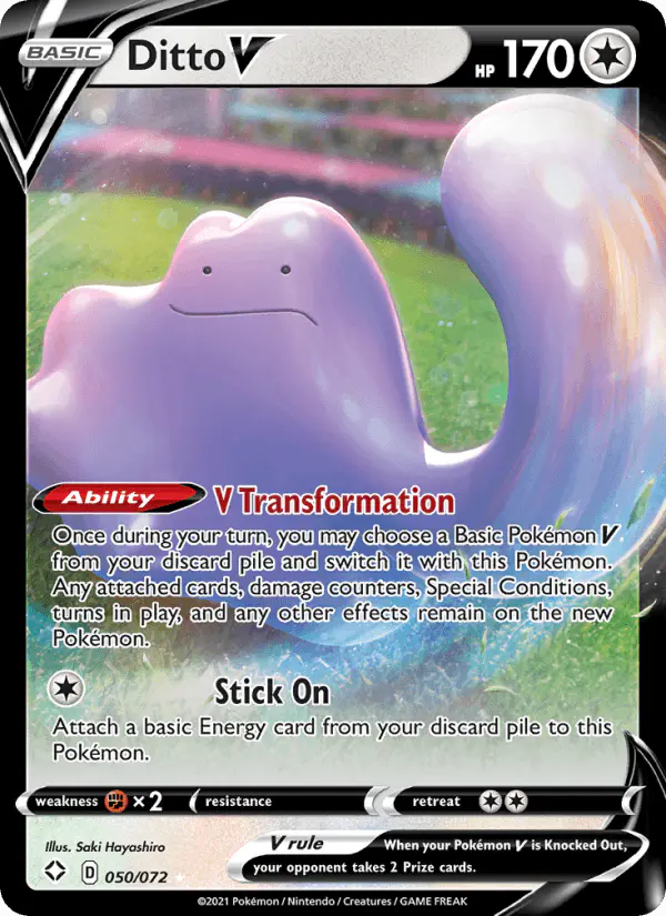 Carta Ditto V 050/072 de Shining Fates