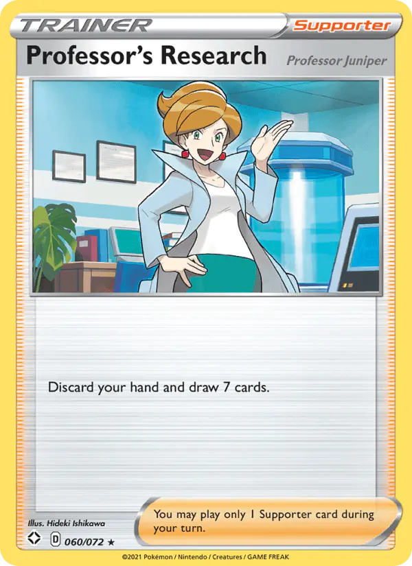 Carta Professor's Research (Professor Juniper) 060/072 de Shining Fates