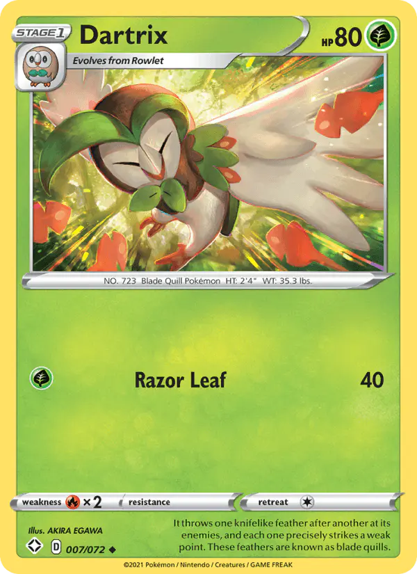 Carta Dartrix 007/072 de Shining Fates
