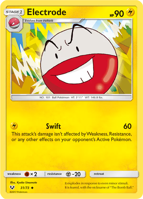 Carta Electrode 31/73 de Shining Legends
