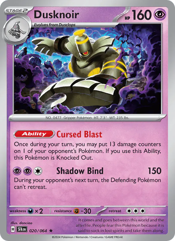 Carta Dusknoir 020/064 de Shrouded Fable