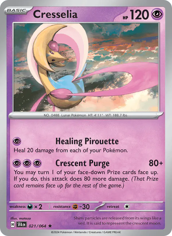 Carta Cresselia 021/064 de Shrouded Fable