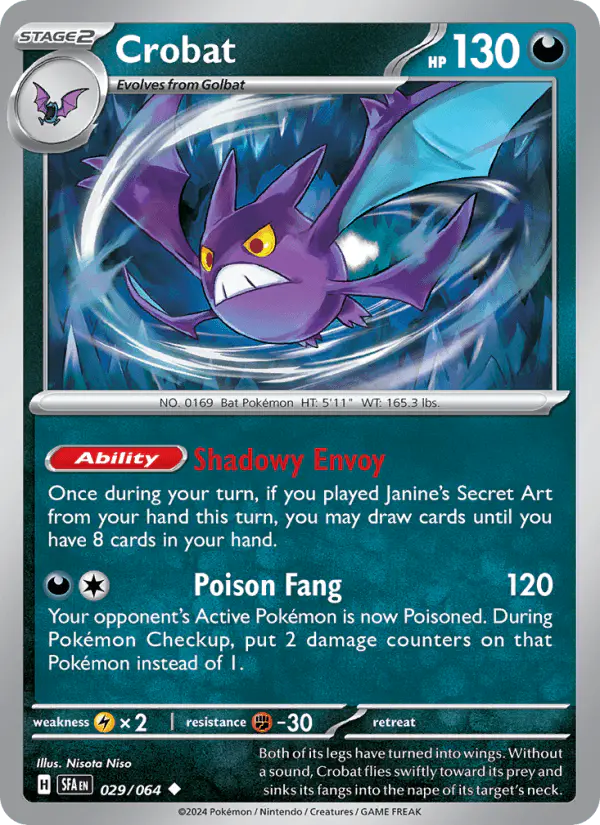 Carta Crobat 029/064 de Shrouded Fable