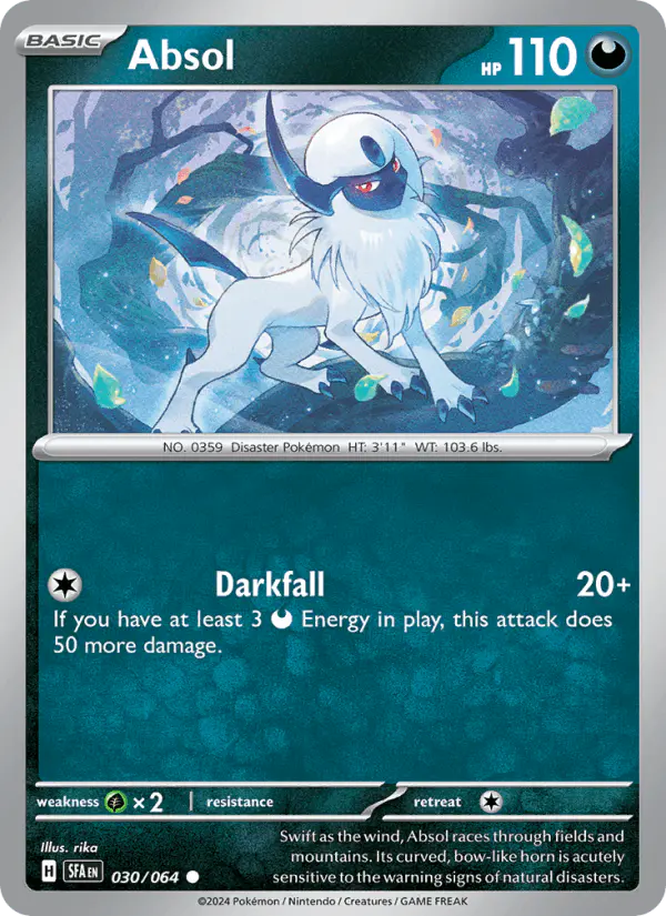 Carta Absol 030/064 de Shrouded Fable