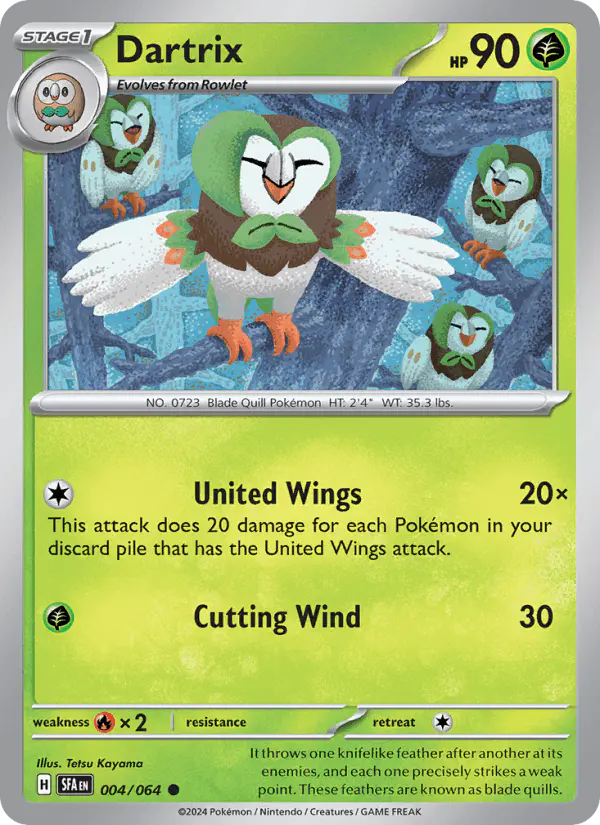 Carta Dartrix 004/064 de Shrouded Fable