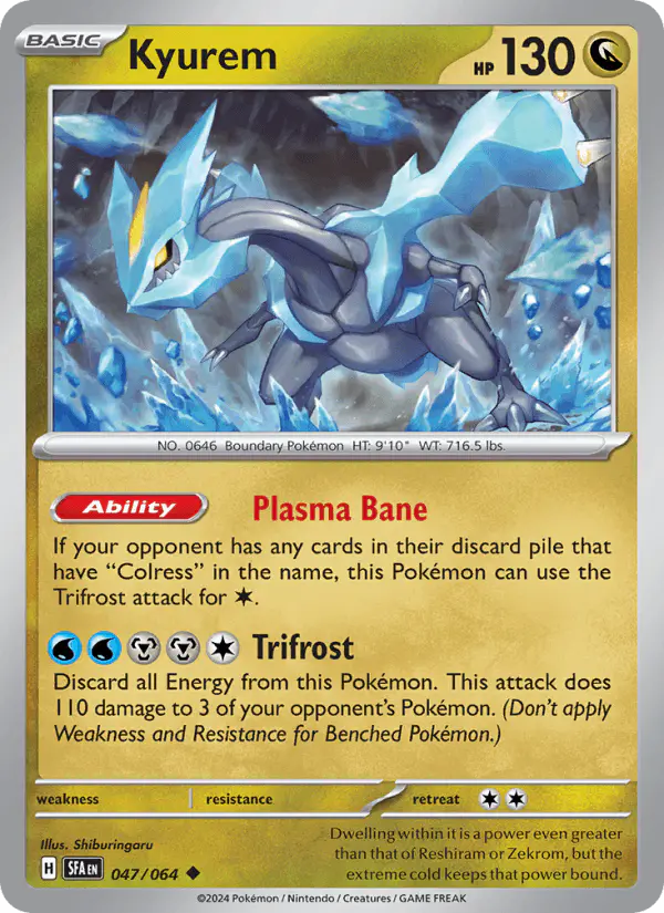 Carta Kyurem 047/064 de Shrouded Fable