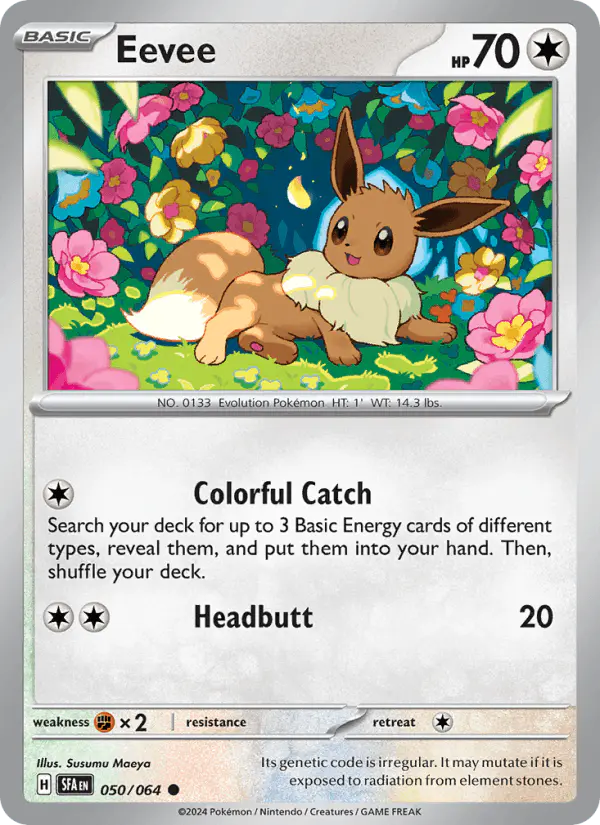 Carta Eevee 050/064 de Shrouded Fable