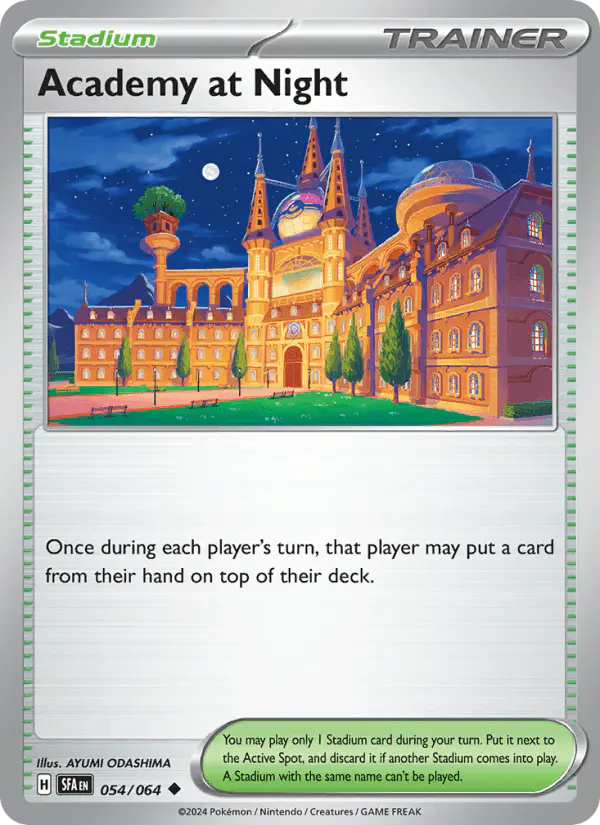 Carta Academy at Night 054/064 de Shrouded Fable