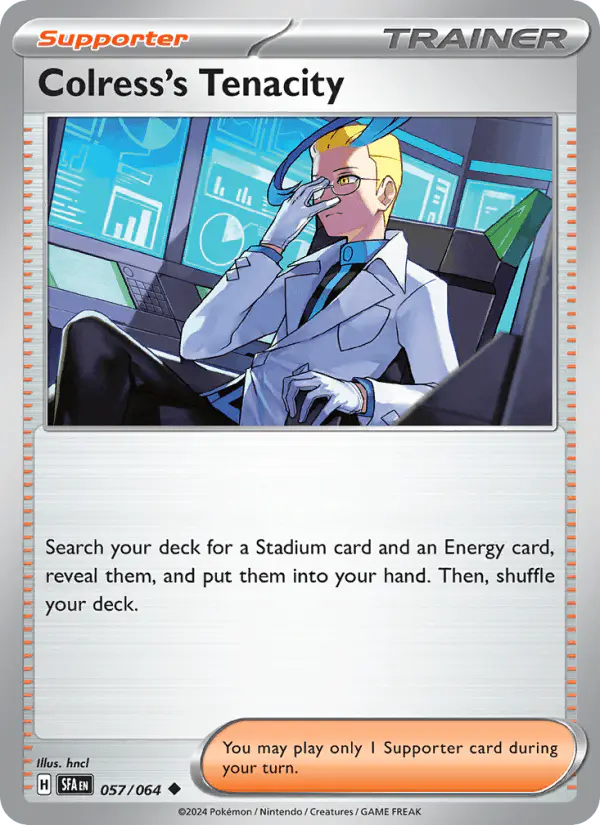 Carta Colress's Tenacity 057/064 de Shrouded Fable
