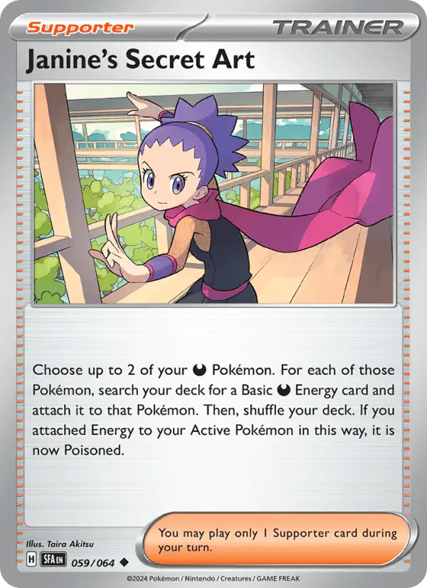 Carta Janine's Secret Art 059/064 de Shrouded Fable