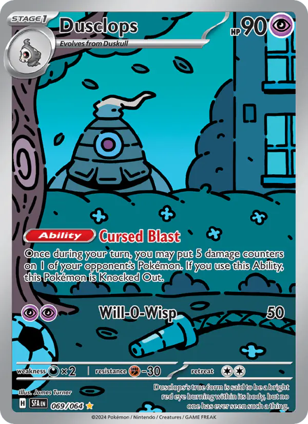 Carta Dusclops 069/064 de Shrouded Fable