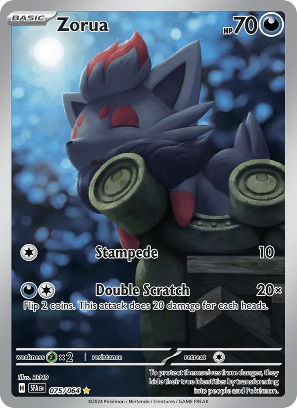 Carta Zorua 075/064 de Shrouded Fable