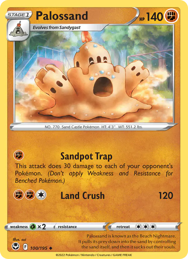 Carta Palossand 100/195 de Silver Tempest