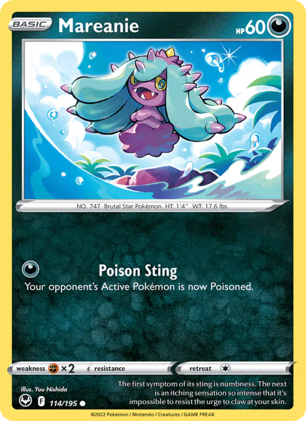 Carta Mareanie 114/195 de Silver Tempest
