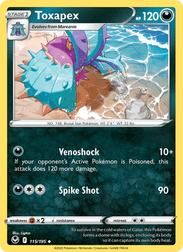 Carta Toxapex 115/195 de Silver Tempest