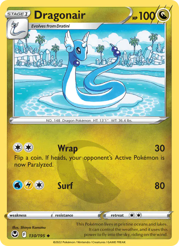 Carta Dragonair 130/195 de Silver Tempest