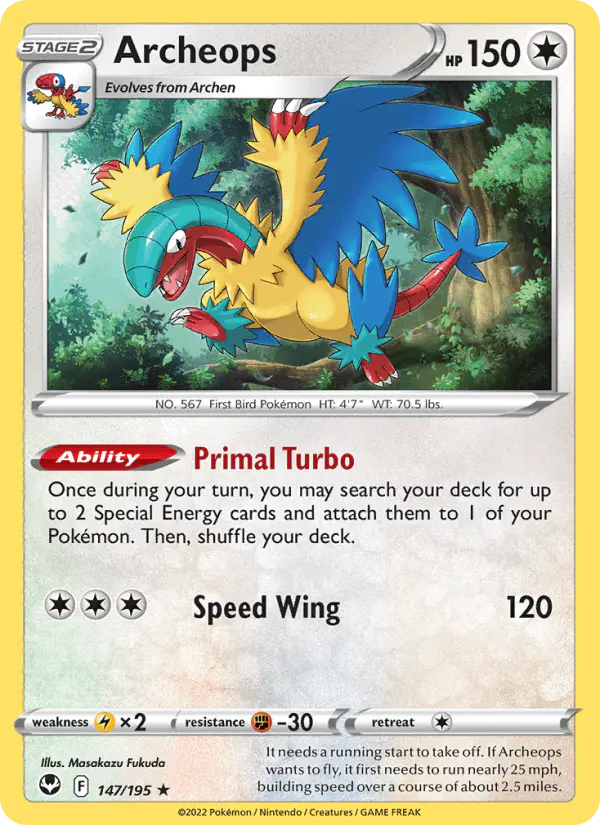 Carta Archeops 147/195 de Silver Tempest