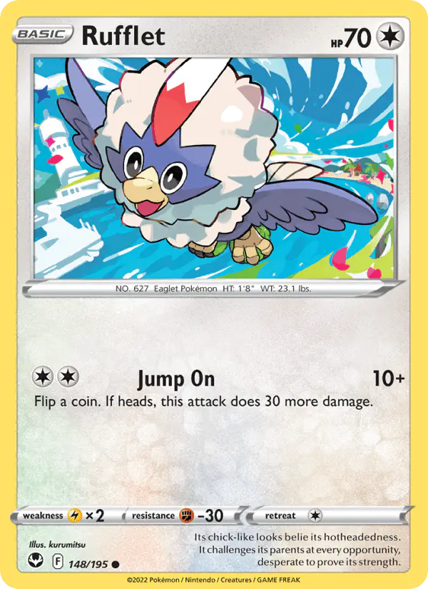 Carta Rufflet 148/195 de Silver Tempest