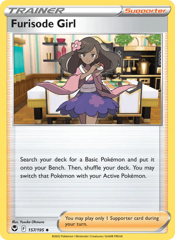 Carta Furisode Girl 157/195 de Silver Tempest