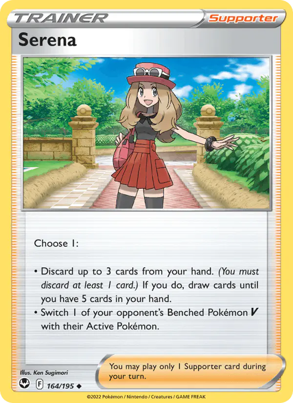 Carta Serena 164/195 de Silver Tempest