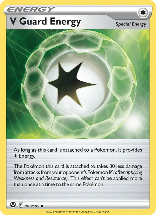 Carta V Guard Energy 169/195 de Silver Tempest