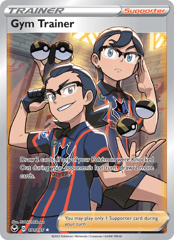 Carta Gym Trainer 191/195 de Silver Tempest