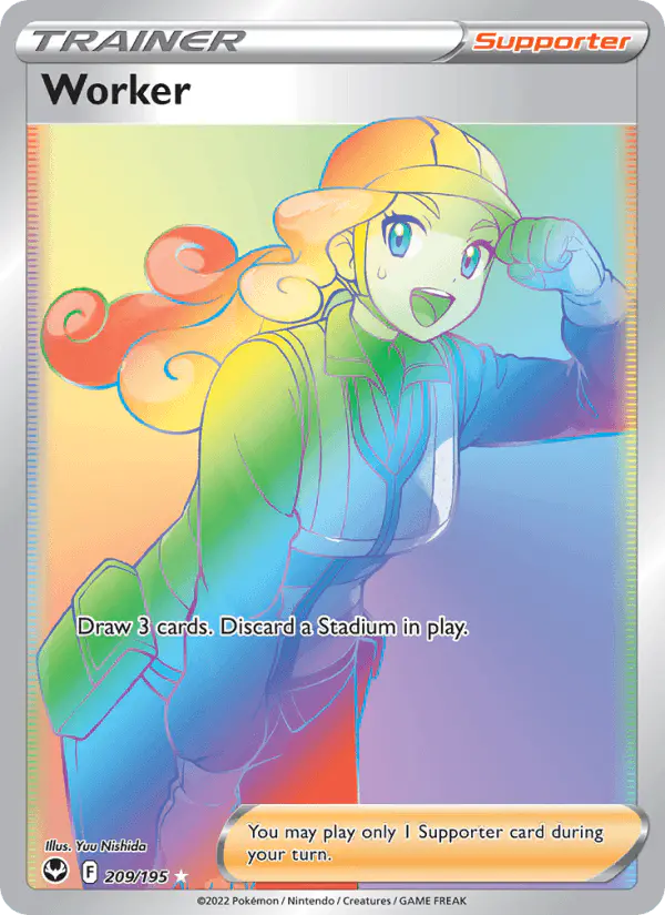 Carta Worker 209/195 de Silver Tempest