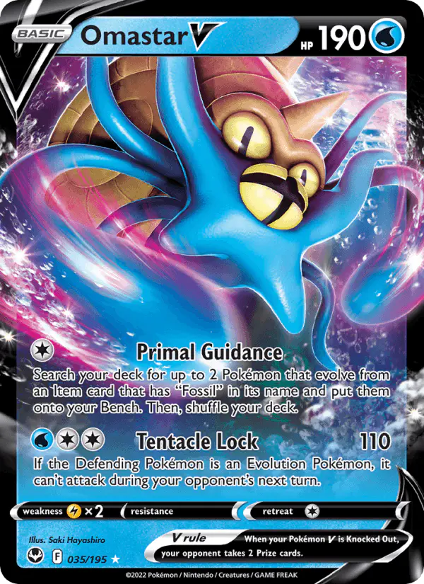 Carta Omastar V 035/195 de Silver Tempest