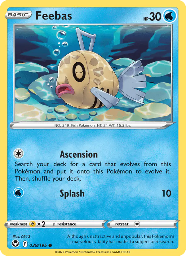 Carta Feebas 039/195 de Silver Tempest