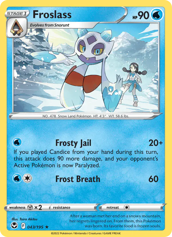 Carta Froslass 043/195 de Silver Tempest