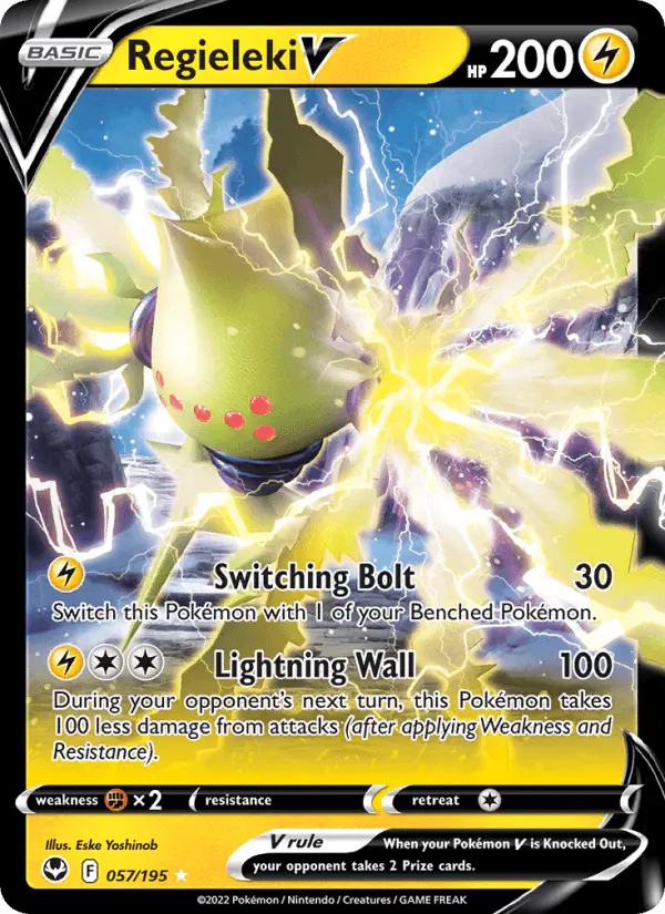 Carta Regieleki V 057/195 de Silver Tempest