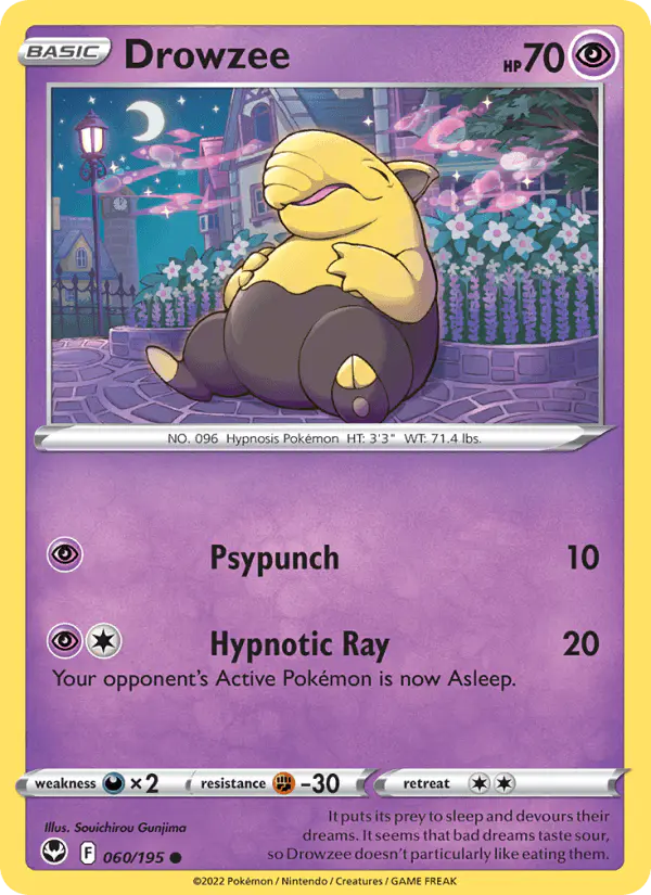 Carta Drowzee 060/195 de Silver Tempest