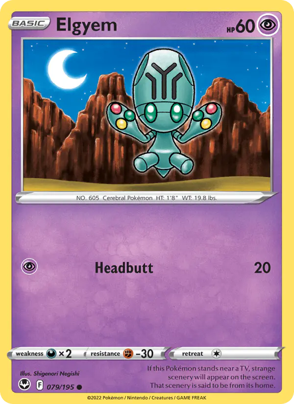 Carta Elgyem 079/195 de Silver Tempest