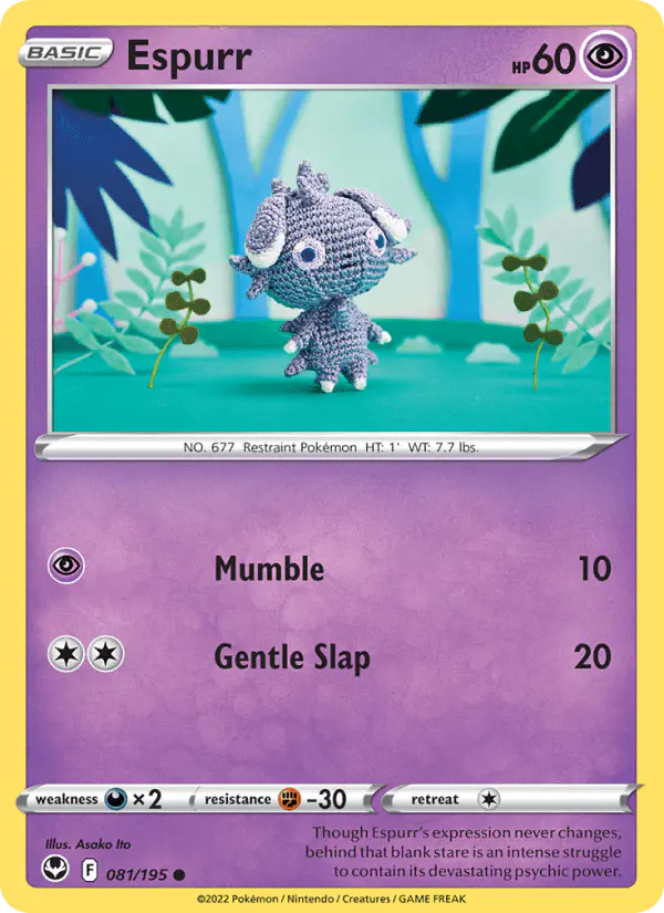 Carta Espurr 081/195 de Silver Tempest