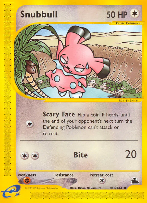 Carta Snubbull 101/144 de Skyridge