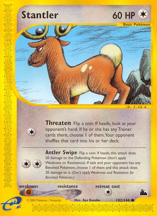 Carta Stantler 102/144 de Skyridge