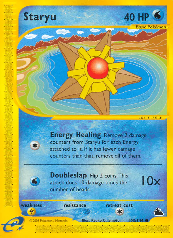 Carta Staryu 103/144 de Skyridge