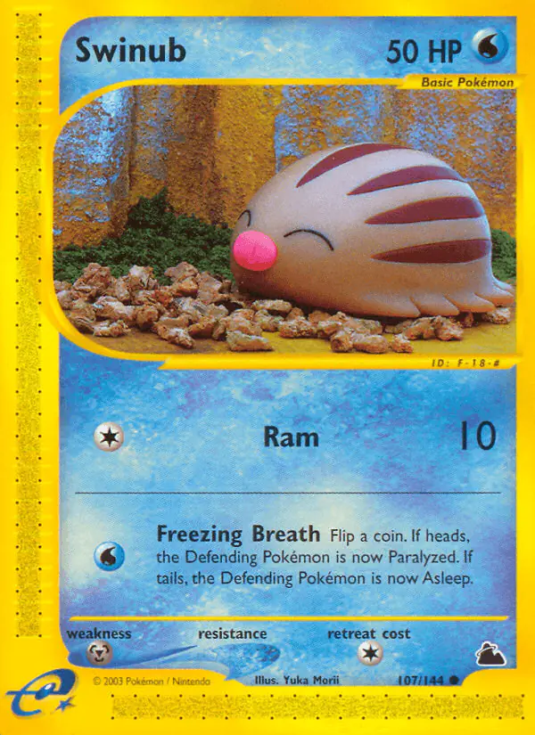 Carta Swinub 107/144 de Skyridge